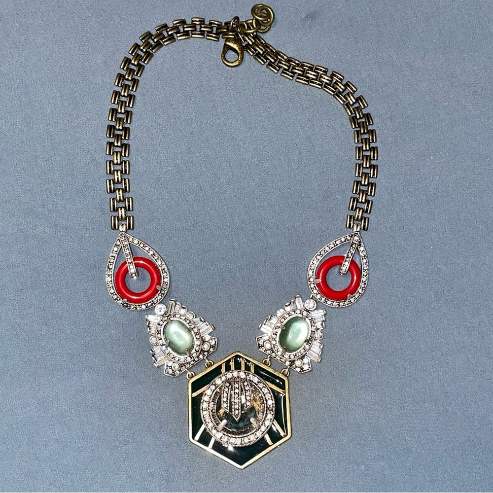 J Crew x Lulu Frost Harvest Moon Statement Necklace